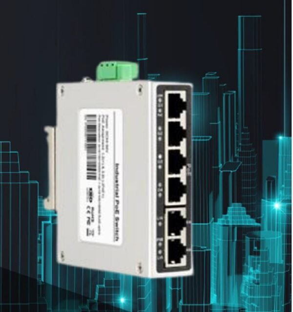 6-port Gigabit Industrial PoE Switch – OmniTech Link