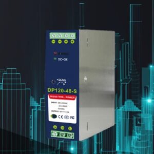 Economical 120W rail-mounted power supply