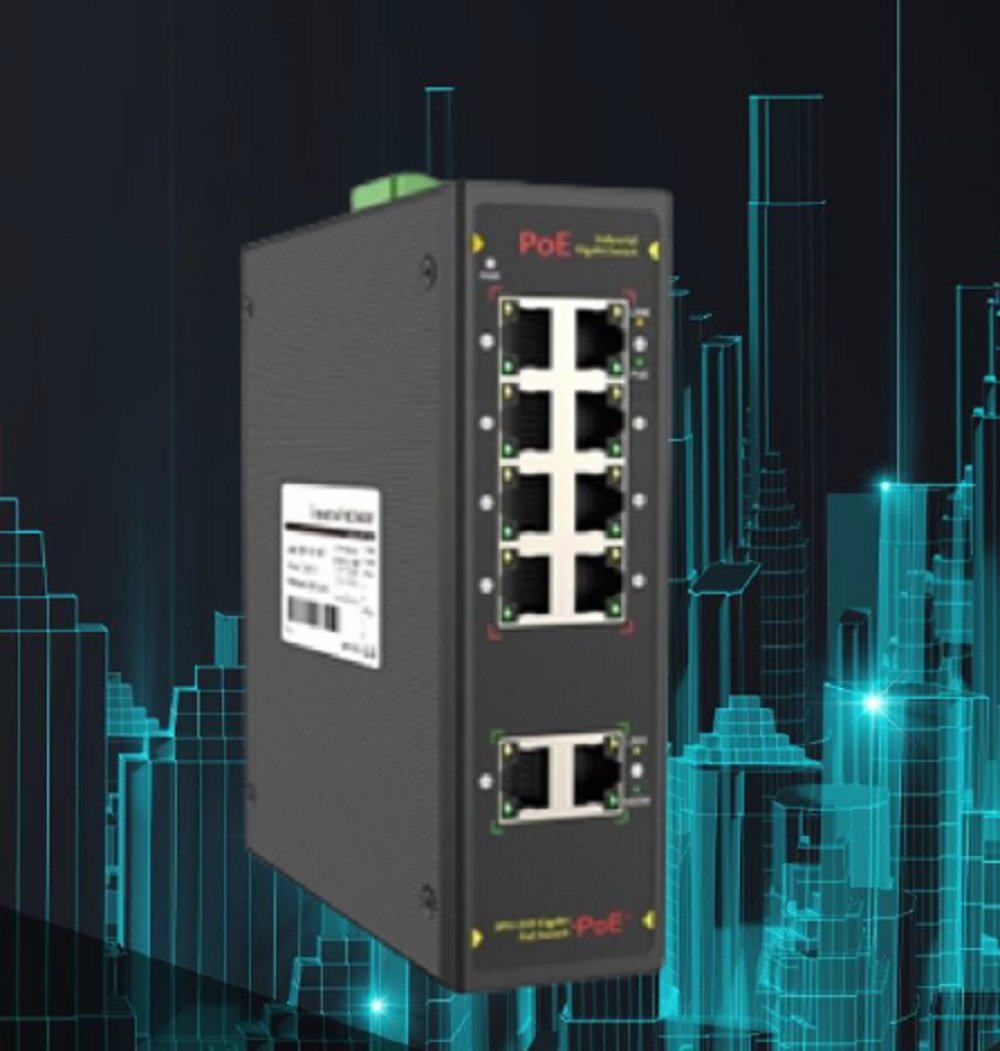 10-port Gigabit Industrial PoE Switch