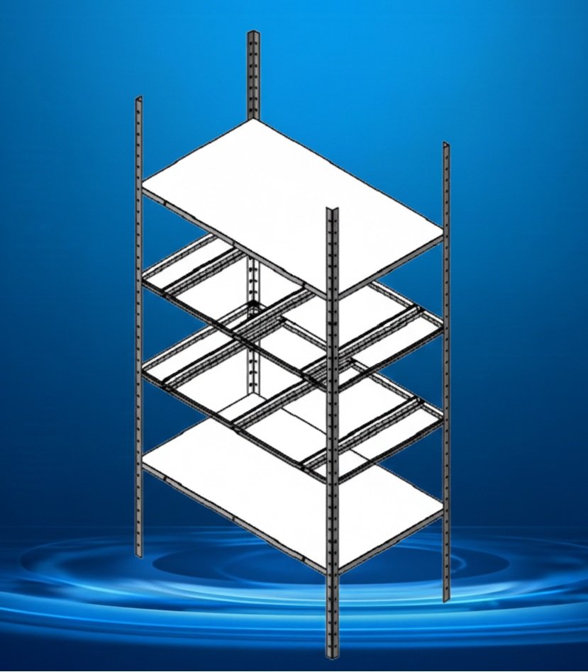 OmniTechLink Heavy-duty floor standing rack cabinet